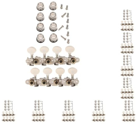 10 set 4L 4R Cream Knobs Tuning Pegs Machine Heads String Tuners Set for Mandolin