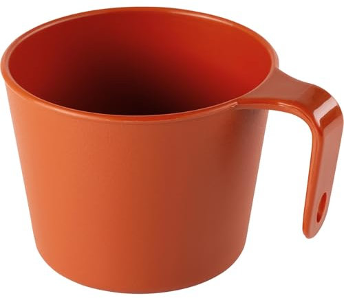 GSI Outdoors 77229 Cascadian Campingbecher, leicht, BPA-frei, recyceltes Kunststoffgeschirr für Camping, Wohnmobil, Rucksackreisen und Essen im Freien, Terrakotta
