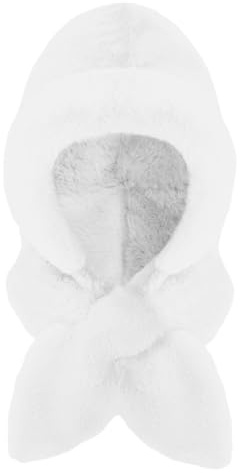 Generisch Kapuzenmütze, Kapuzenschal für Damen,2-in-1 warme Mütze, winddicht, verdickter Schal | Sherpa-Kapuze, weicher Plüsch-Winterschal für Damen bei kaltem Wetter