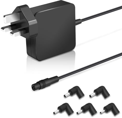 ZORUBUM 65W 45w Universal Laptop Charger Compatible with ASUS VivoBook ZenBook NoteBook Imaginebook Chomebook PRO/F/K/R/Q/TP/X Series, Ideapad 100 Series, with 5 Different Tips