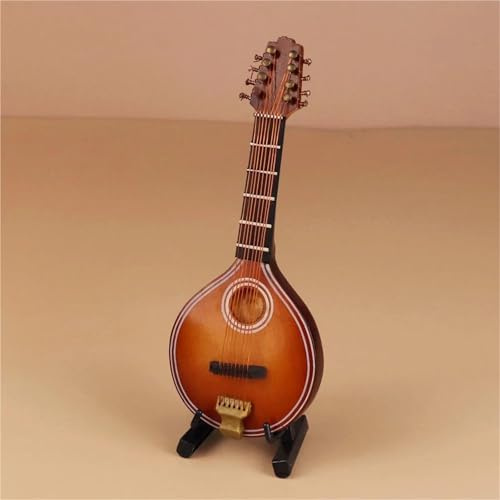 Accessoires De Décoration Intérieure Mini Mandoline Miniature 12/14/cm Instrument De Musique Collection De Modèles Ornements Décoratifs(12cm)