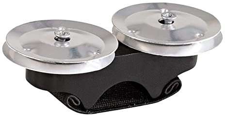 Brrnoo Hochwertiges Tambourin Musikinstrument ohne Schellen, Fußtamburin leicht und langlebig, für Musical, Show, Kinder und Erwachsene