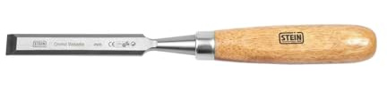Formón - formón de madera de 18 mm, ideal para trabajos de tallado y carpintería, fabricado en acero de alta resistencia.
