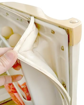 AWFOM Junta de la Puerta del refrigerador congelador, Sello magnético para Puerta de frigorífico Nevera,Blanco