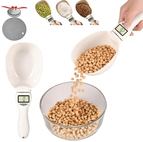 2026 New Electronic Measuring Spoon with LCD Display, Digital Measuring Spoon Scale for 1 Gram to 800 Grams Precision, Food Measuring Scale for Cooking, Baking, Coffee and Pet Portion Control