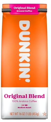Dunkin' Donuts Original Blend Ground Coffee, 453 g