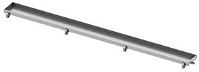 TECE 600970 drainline Fliesenmuldeplate (für Duschrinne; gerade; Edelstahl; polierte Sichtkanten) silber