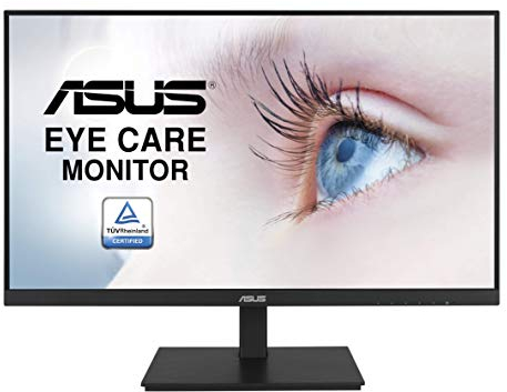 ASUS VA27DQSB - LED monitor - 27 - 1920 x 1080 Full HD (1080p) @ 75 Hz - IPS - 250 cd/m² - 1000:1-5 ms - HDMI, VGA, DisplayPort - speakers - black