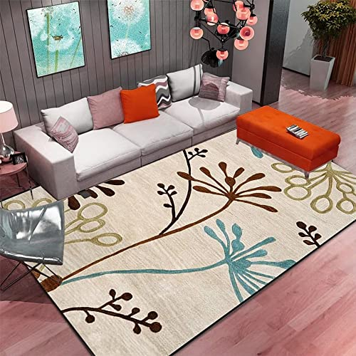 DJHWWD deko für Schlafzimmer Teppich auslegeware rechteckiger Restaurant niedrigfloriger Balkon Bodenmatte verschleißfest küche 160X200CM