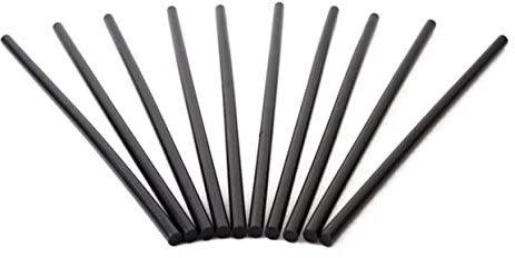 STOBOK 10stücke Teiliges Schwarze Heißklebesticks Hohe Viskosität Schnell Trocknend Vielseitig Einsetzbar Für Heimwerker Diy Reparaturen Leder Gummi Holz Und Kunststoff