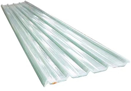 Wand Verkleidungspaneele,Durchsichtige Dachplatten,Sonnenschutz Dachblech,Glasfaser-Tageslichtplatten,Profilblech,für Gewächshaus,Autoschuppen,Markise,Wintergarten (0.9x2.45m/35x96in,15 pcs)