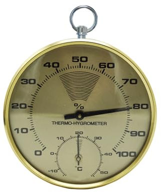 Kngiybo Thermometer And Nautical Clock - Sailing Ship Yacht，metal Wall Barometer Atmospheric Thermometer，Temperature Range -20 ° C~60 ° C，10CM * 3CM，For Fishing Enthusiasts, Home Living, Outdoor Work