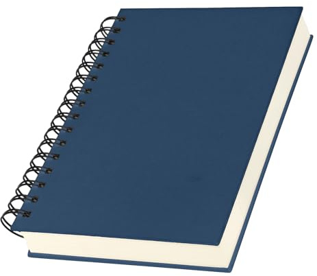 Yarotm Notizbuch A5 Liniert - Spiralblock Tagebuch 14x21cm - 100GSM Papier Liniert Notebook A5-240 Seiten Collegeblock Spiralbindung - Königsblau Hardcover Notizheft A5 Notizblock
