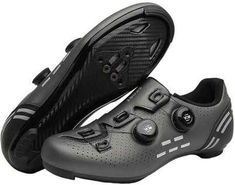 Kraftpaid Fahrradschuhe Herren Damen,Moutntain Fahrradschuhe Herren Damen,Mountainbike Schuhe Mit Schnalle,DäMpfung,Knie SchüTzen,KnöChel SchüTzen,Geeignet FüR Radrennen Und Mountainbiken