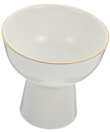Cabilock Copa de Cerámica para Yogur Helado y Bebidas Heladas Diseño Simple de Limpiar Multiusos para Fiesta y Vaso de 1