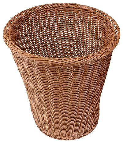 AKOOSY Cesta De Ratán Tejida Papelera Creativa Multifuncional Práctica Para Sala