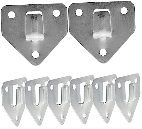 Soporte de Montaje 8 Piezas para Hierro, Extintor de Incendios | Plata, Diseño Simple y Forma Única, Firme y Estable, Práctico y Seguro para Uso en Pared