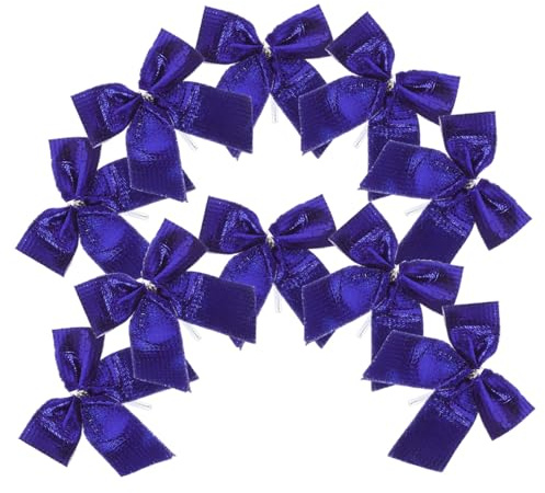 Ciieeo 60 Piezas Lazo Navideño Decoración Colgante Navideña para Árbol De Navidad Adornos De Lazo De Navidad para Fiesta De