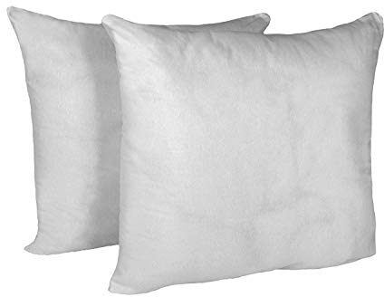 MERINO BETTEN 2er Set Kopfkissen 50x60 | Innenkissen | Schlafkissen | Füllkissen mit Reißverschluss