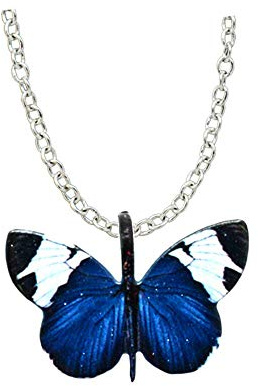 Sapho Longwing Butterfly Necklace by d’ears Stainless Steel 18 Chain