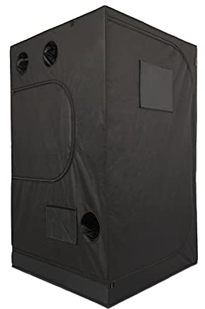 Growerz® GrowTNT120-Tente de Culture 120x120x200 cm pour cultiver dans de Petits espaces - Tente de Culture hydroponique avec fenêtre Easy View - Tente de Culture d'intérieur 120