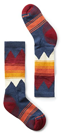 Smartwool Kinder Ski Light Cushion OTC Socken, Alpine Blue, 22-25