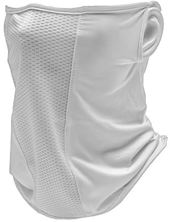 Ieron UPF 50+ - Funda Facial Unisex Transpirable, protección Solar UV para Cubrir la Cara para Actividades de Verano al Aire Libre (Blanco)