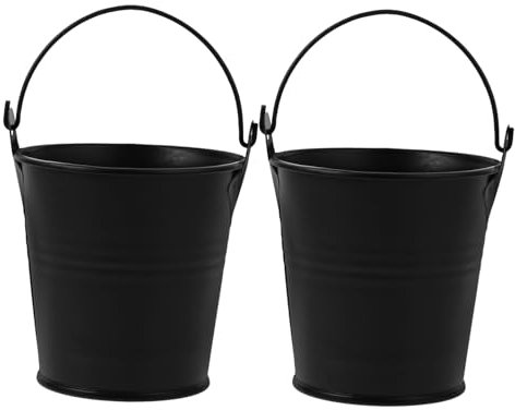 UPKOCH 2pièces Seau à Graisse pour Barbecue Seau Récupérateur Huile Graisse pour Barbecue Plein Air Fournitures pour