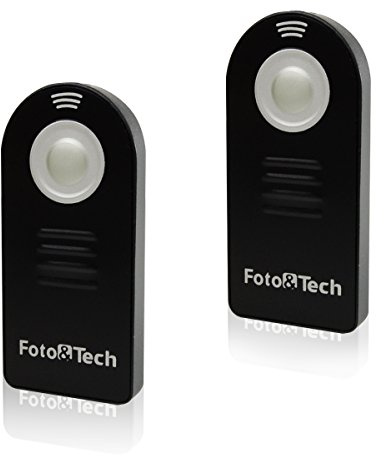 Foto&Tech 2 PCS FTML-L3 Wireless Remote Control Compatible with Nikon D7500 D750 D3400 D3300 D3200 D5500 D5300 D5200 D5100 D7200 D7100 D7000 D610 D600 D60 D70 D80 D90/COOLPIX P900 P7800 P7700 A/J2/V3