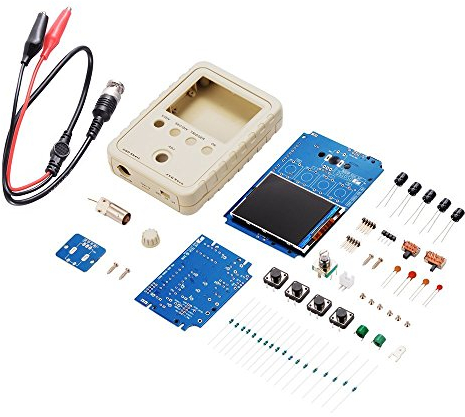 DollaTek DSO150 Digital Shell Oscilloscope 2.4 TFT 1Msps DIY Housing Probe Kit Electronic Training DIY kit