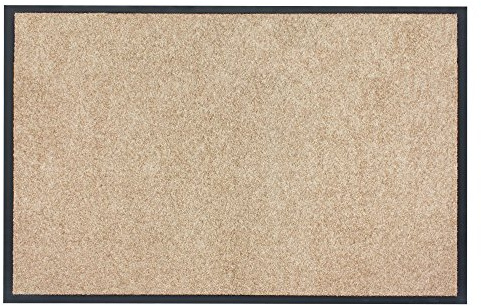 HOMEFACTO:RI X-Tra Clean Schmutzfangmatte Fußmatte Schmutzmatte Schmutzfang beige, Größe:ca. 90 x 150 cm