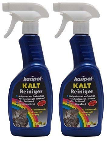 2x 500ml karipol KALT Reiniger, Motorreiniger, Kaltreiniger, Fettlöser, Kfz