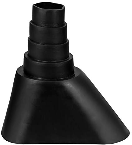 HB-DIGITAL Manicotto universale in gomma nero per tubi con diametro di 32 – 60 mm Manicotto per palo guarnizione