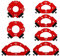 Lot de 7 gabarits d'angle pour défonceuse R10 R15 R20 R25 R30 R35 R40 R50 R60 T10 T20 T30 T35 T40 T50 T60 pour biseautage extérieur