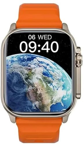 Reloj inteligente HK10 ULTRA 3 de 49 mm AMOLED 4G ROM ChatGPT NFC Brújula G-Sensor Reloj Bluetooth Llamada Deporte Reloj Inteligente Hombres Mujeres (Naranja)