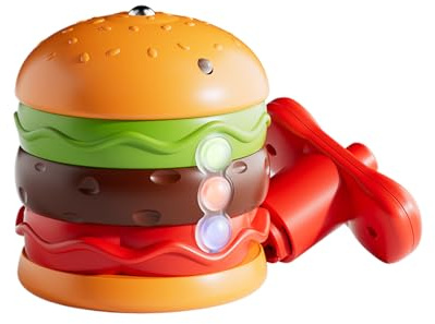 Pirindola, leuchtender Spinner für Fidget von Hamburger, interaktives Reisespiel mit Musik und Licht, Geburtstagsgeschenk für und Mädchen
