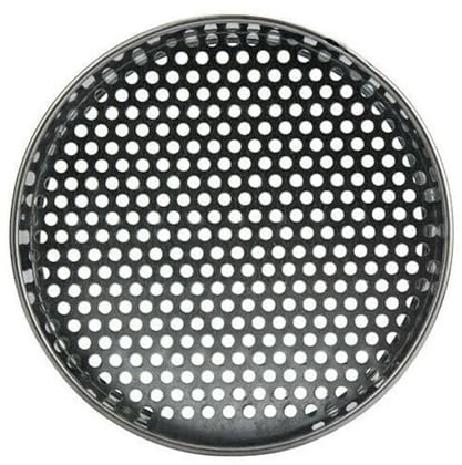 BCJMKDX Mehlsieb. Mehlsieb 1pc Gartenarbeit Metall Hausgarten Pflanzen Rätsel Bodensieb Mesh Trennung Grobe Materialien(Round Hole 12mm)