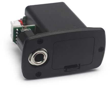 Boîtier de batterie 9 V - Compartiment de rechange pour guitare basse