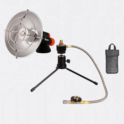 Chauffage Exterieur Parasol Chauffant Gaz Exterieur Portable Sac De Rangement Inclus Tête Rotative À 360° Intensité De Chaleur Réglable Facile À Monter