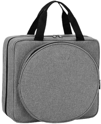 Bexdug Borsa portaoggetti per ricamo | Portatile con doppie maniglie,Borsa di stoccaggio quadrata per progetti di maglieria | per principianti studenti amanti 'artigianato soggiorno studentesco e