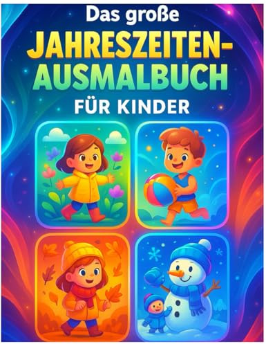 Das große Jahreszeiten Ausmalbuch für Kinder: von 4-8 Jahren empfohlen