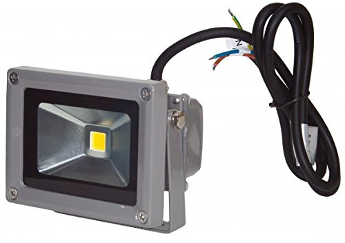 Projecteur LED 10W blanc chaud IP65 extérieur