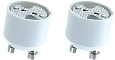 LEDLUX 2 Piezas de Adaptador Convertidor Base Portalámparas para Lámparas Led