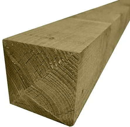 Ruby 8ft 6 x 6 Treated Wooden Gate Fence Posts Field Farm Entrance Gate Post
