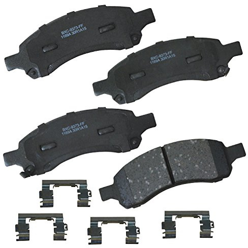 Bendix Premium SBC1169A Ceramic Front Brake Pads for Buick Enclave 2017-2008, Chevrolet Traverse 2017-2009, GMC Acadia 2016-2007, Acadia Limited 2017, Saturn Outlook 2010-2007