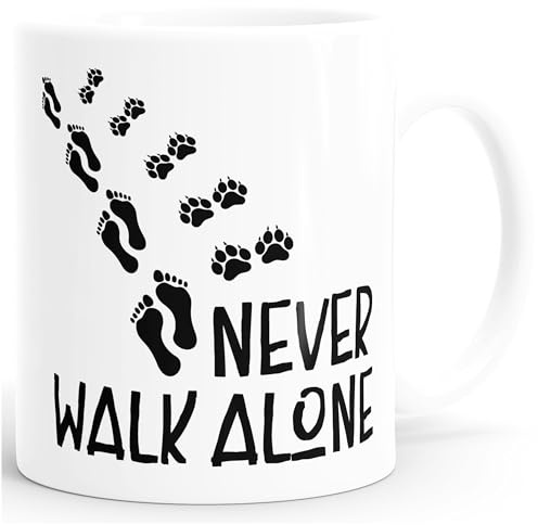 MoonWorks Tasse glänzend Kaffeetasse Teetasse Keramiktasse Weiss unisize