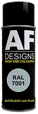 Alex Flittner Designs RAL Lackspray Autolack Sprühdose Spraydose RAL7001 Silbergrau matt