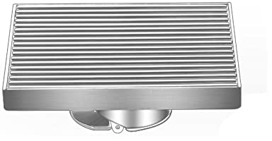 Bodenablauf Großes Kaliber Dusche Ablauf für Bad Quadratisch Ablaufdeckel Garten Duschablauf Garage Keller Ablaufgitter mit Sieb Filter für Küche, Waschraum, 10/12/15/20/30cm (12cm)