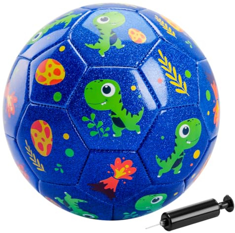 INPODAK Fußball für Kinder von 3 bis 12 Jahren Kinderfussball mit Pumpe
