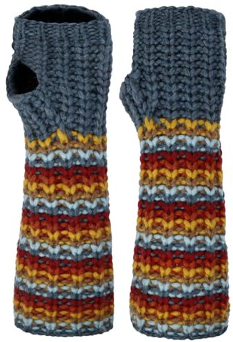 Seeberger Camatta Stulpen Strickstulpen Damenstulpen Pulswärmer Damen - Winter Herbst-Winter - One Size petrol